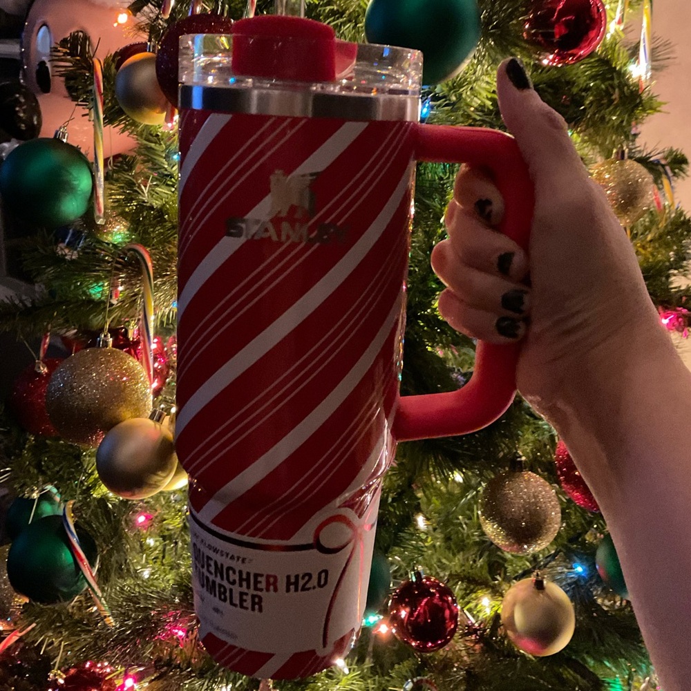 Target Exclusive 30oz Stanley Festive Candy Cane Holiday Tumbler